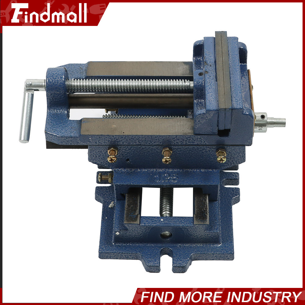 For Cross Slide Vise Drill Press Metal Milling 2 Way Heavy Duty Clamp Machine 5"