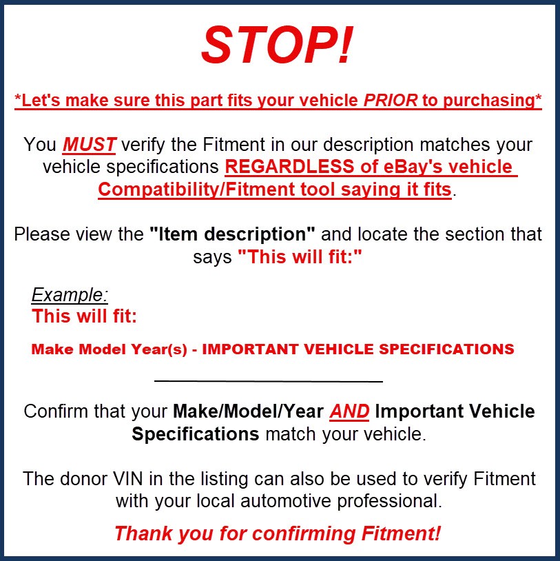 Volkswagen VW Beetle Golf Jetta Passat 2.5L Engine Motor CBUA OEM