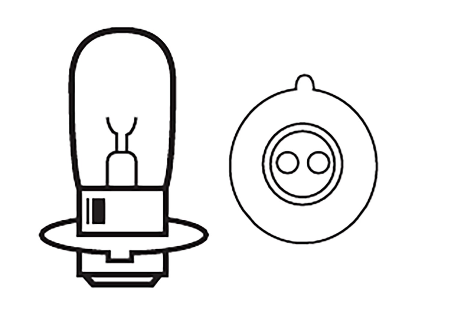 6V LED Light Bulb for Honda 1971 CT90K3, 1970 CT90K2, 1969 CT90K1 Headlight: USA