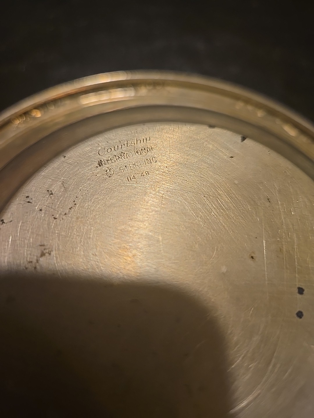Courtship International Sterling Co. Silver Bowl 6" 72 Grams