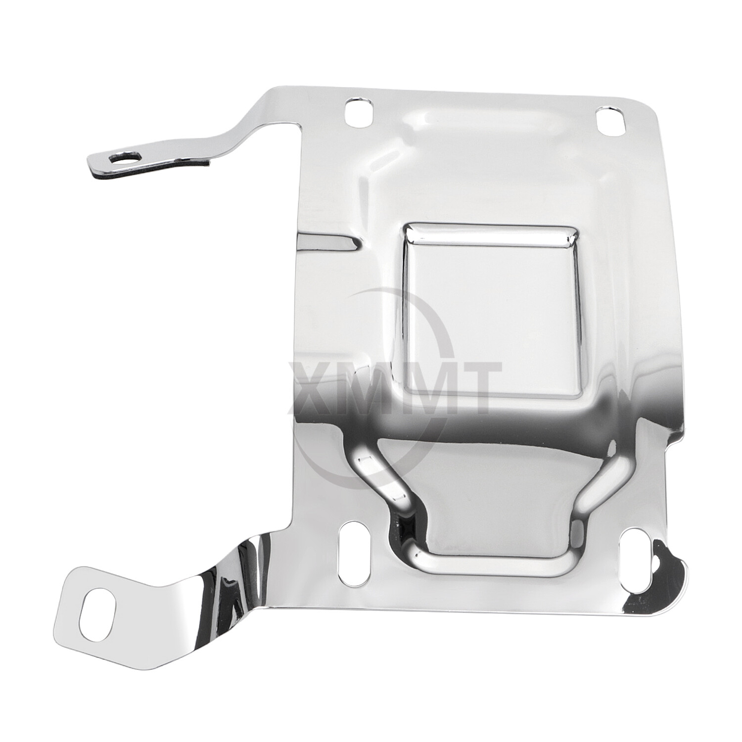 Chrome License Plate Relocation Mount For Harley Street Glide Road King Softail