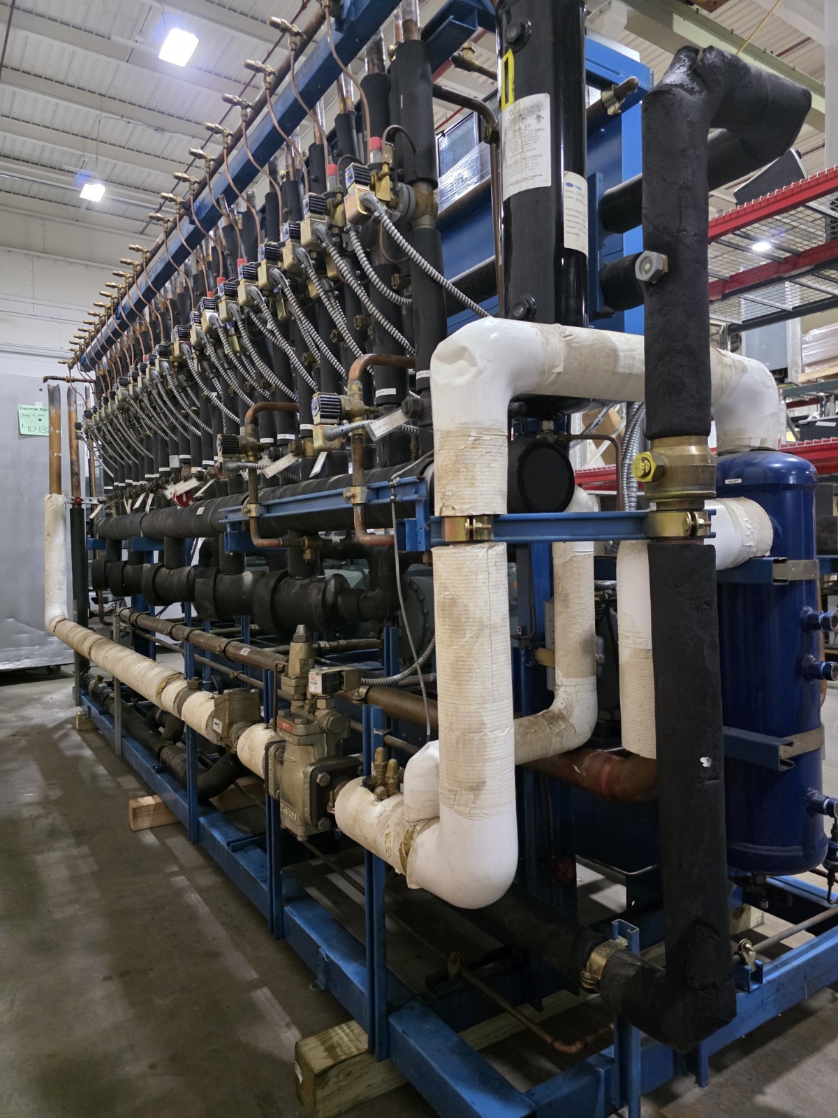 Tyler/Carrier 65 HP Refrigeration Compressor Rack Med Temp Cooler R404A R448/449