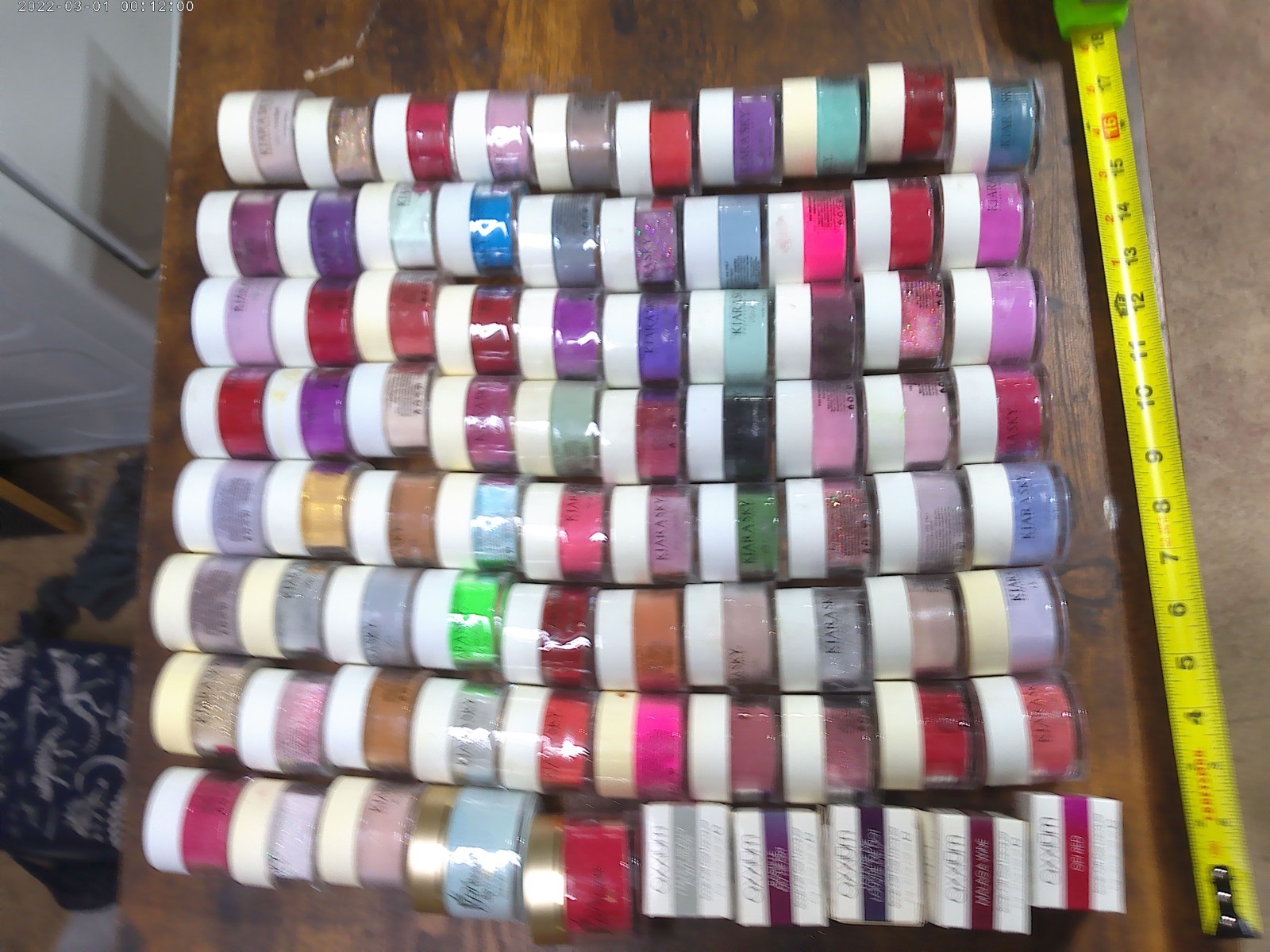 Kiara Sky dip powder HUGE LOT!!HUGE SALE!!70PC-BUY NOW!! $250.00 USED BEST PRICE