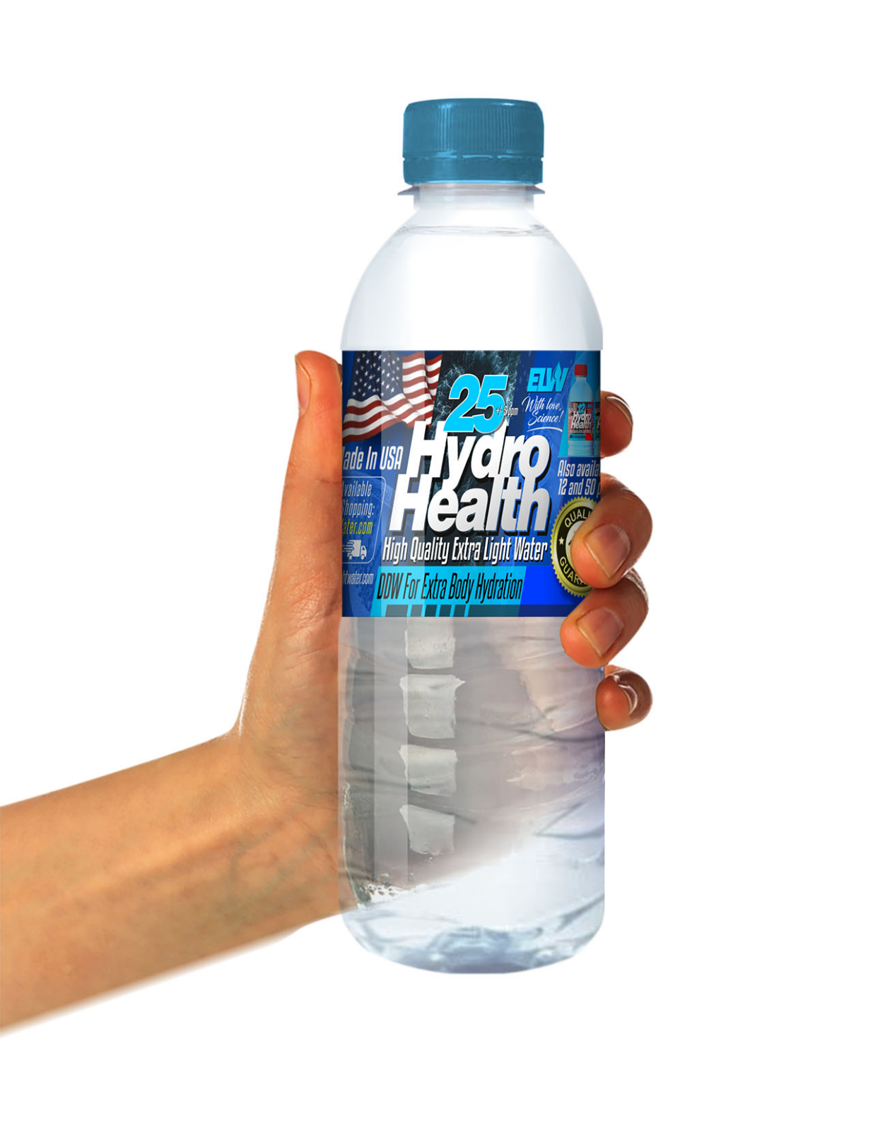 25 ppm DDW bundle (2 cases-48 bottles-500 ML each ) +one 3G,4G,5G protection ca