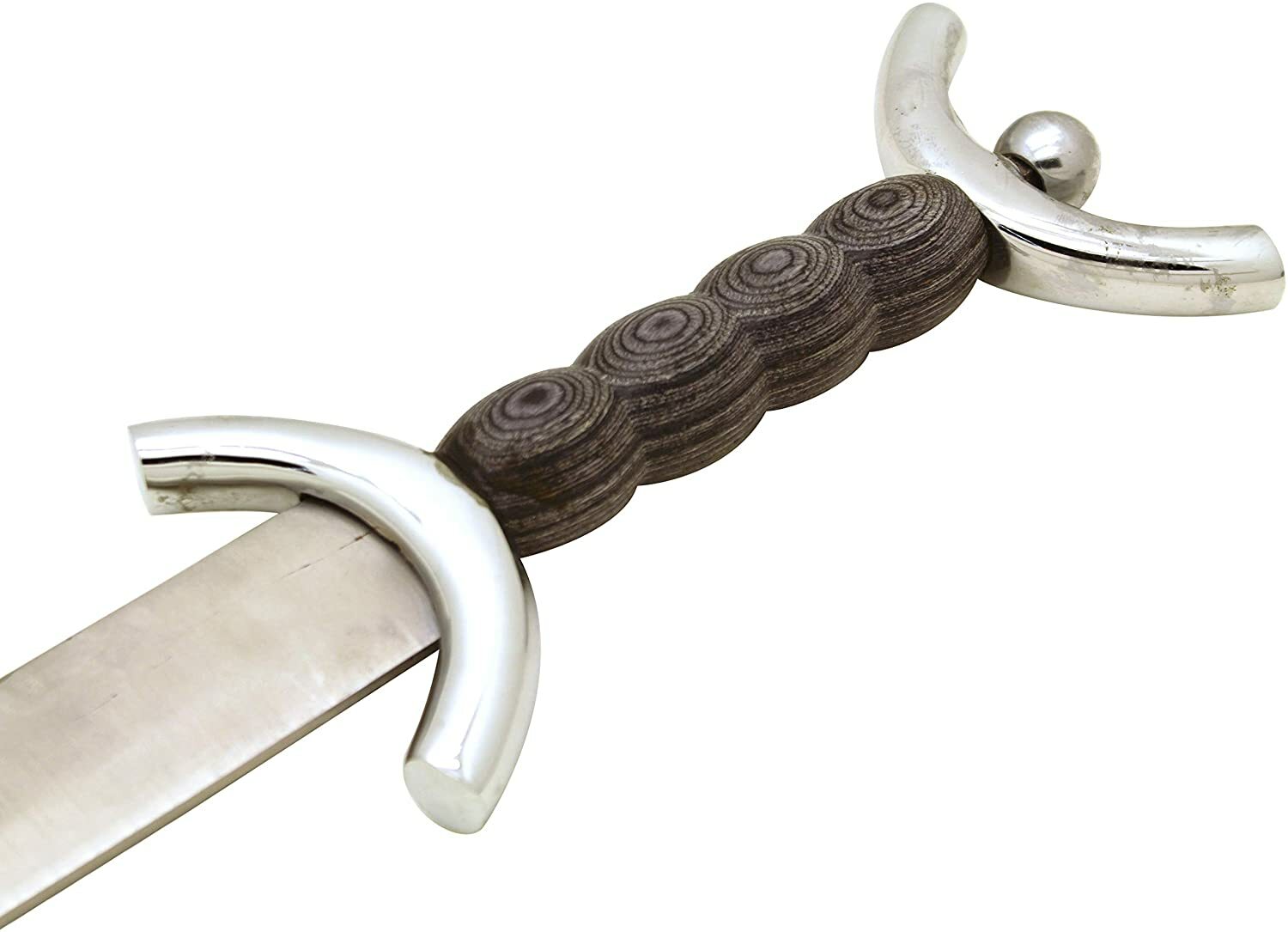 Medieval Warrior Fantasy Celtic Sword with Black Leather Sheath