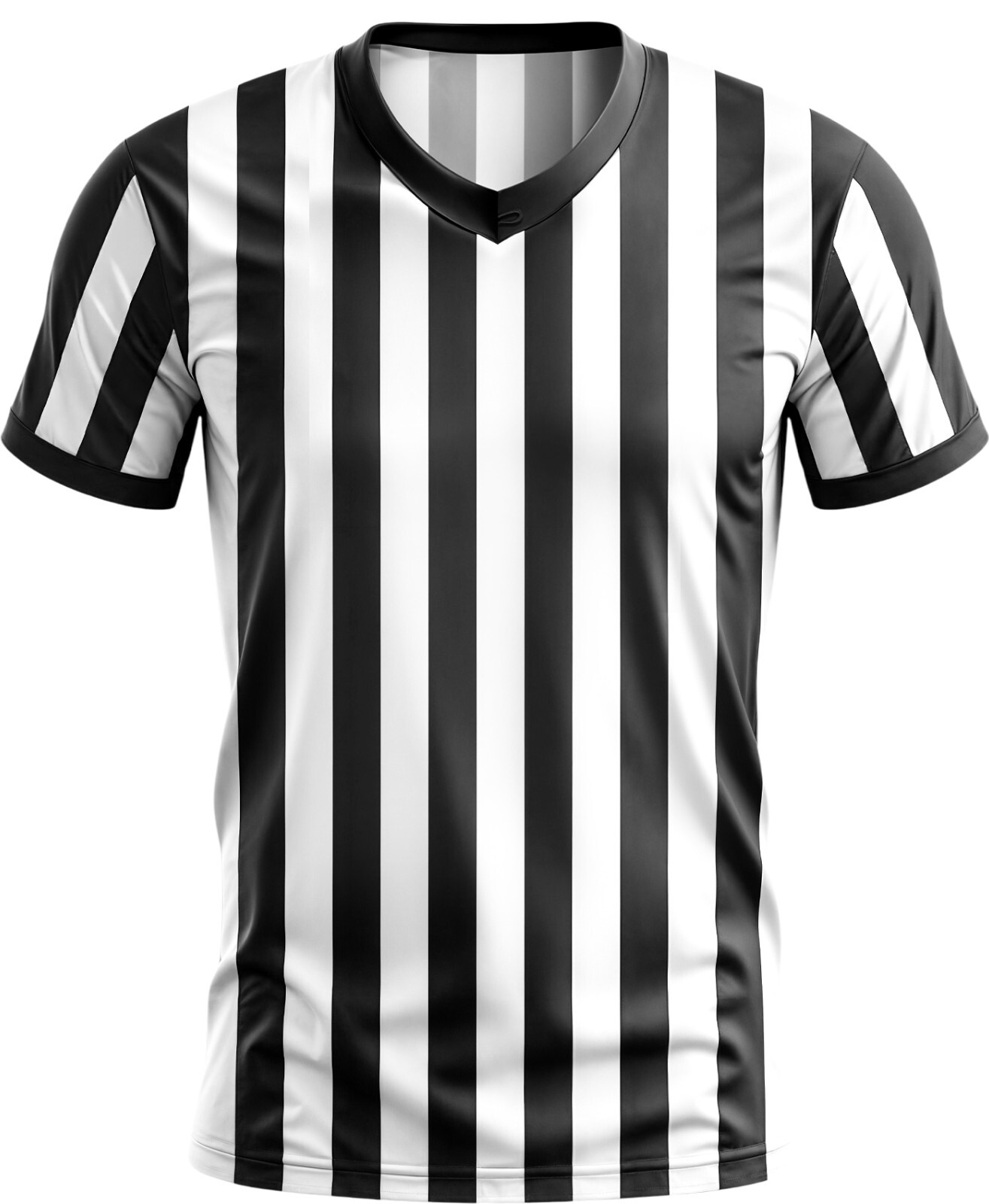 Exxact Sports Referee Shirt Men, Athletic Fit Basketball Referee Shirt for Sport