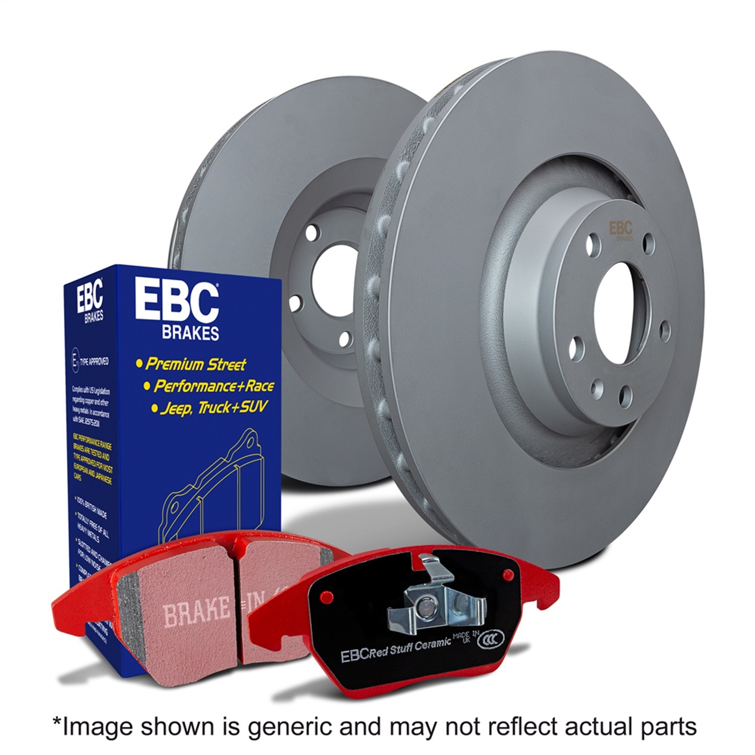 EBC for S12 Kits Redstuff Pads and RK Rotors S12KF1471