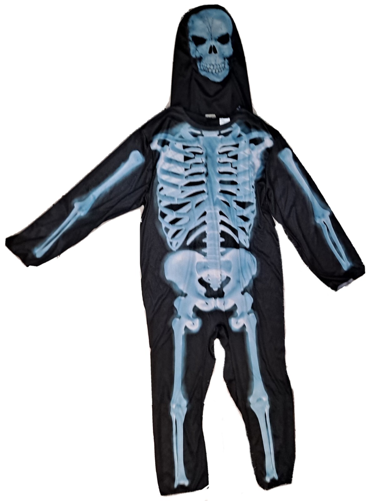 X-Ray Skeleton Costume Jumpsuit Bones Child's One Size Fits Most Science