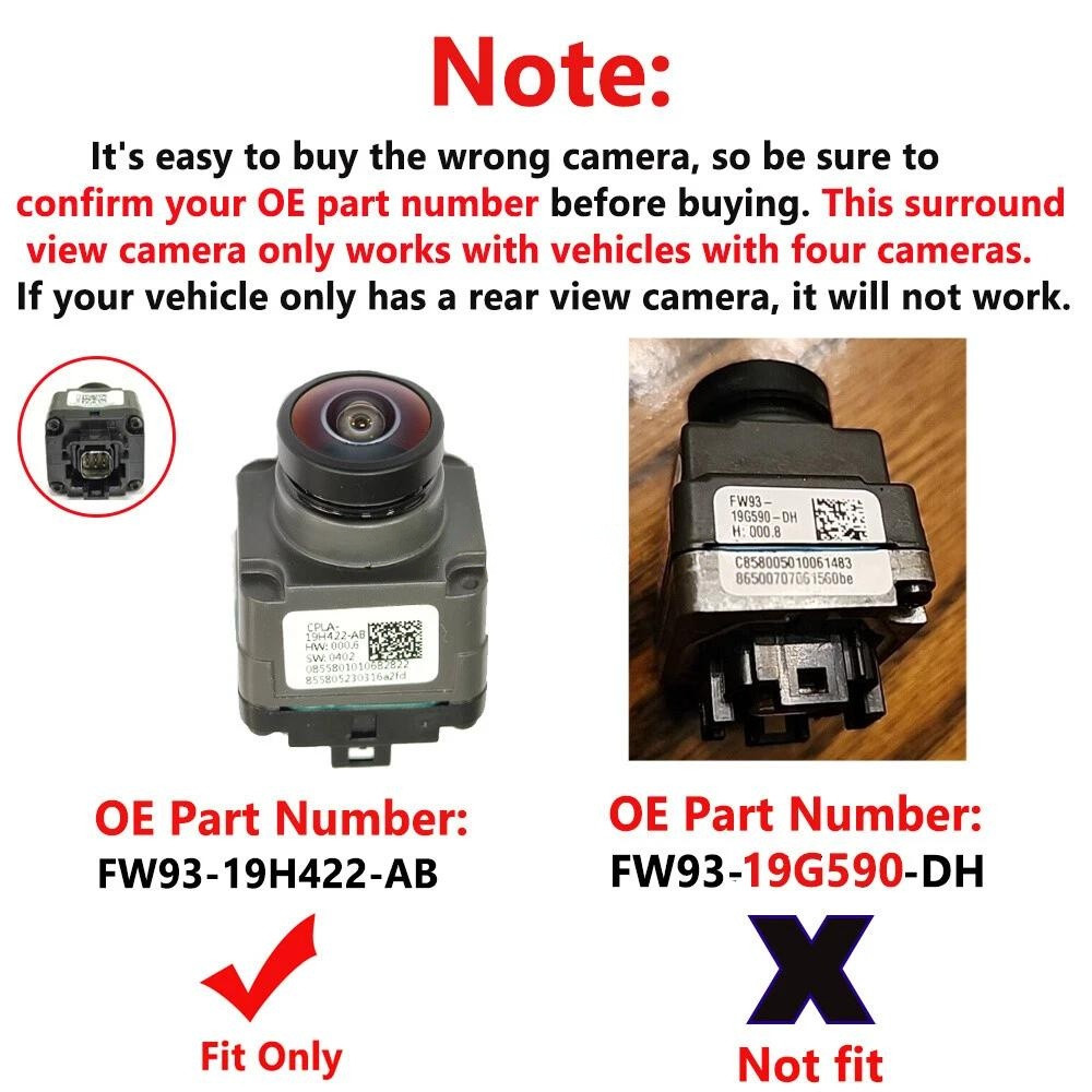 OEM Reverse Camera For Land Rover Range Rover Jaguar LR060915 FW93-19H422-AB US