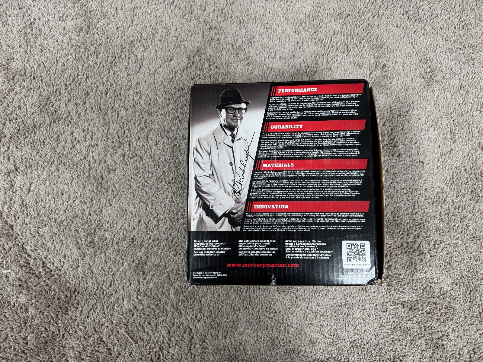 Mercury SpitFire Propeller 12" Pitch 10.6 x 12" - 48-8M8026625