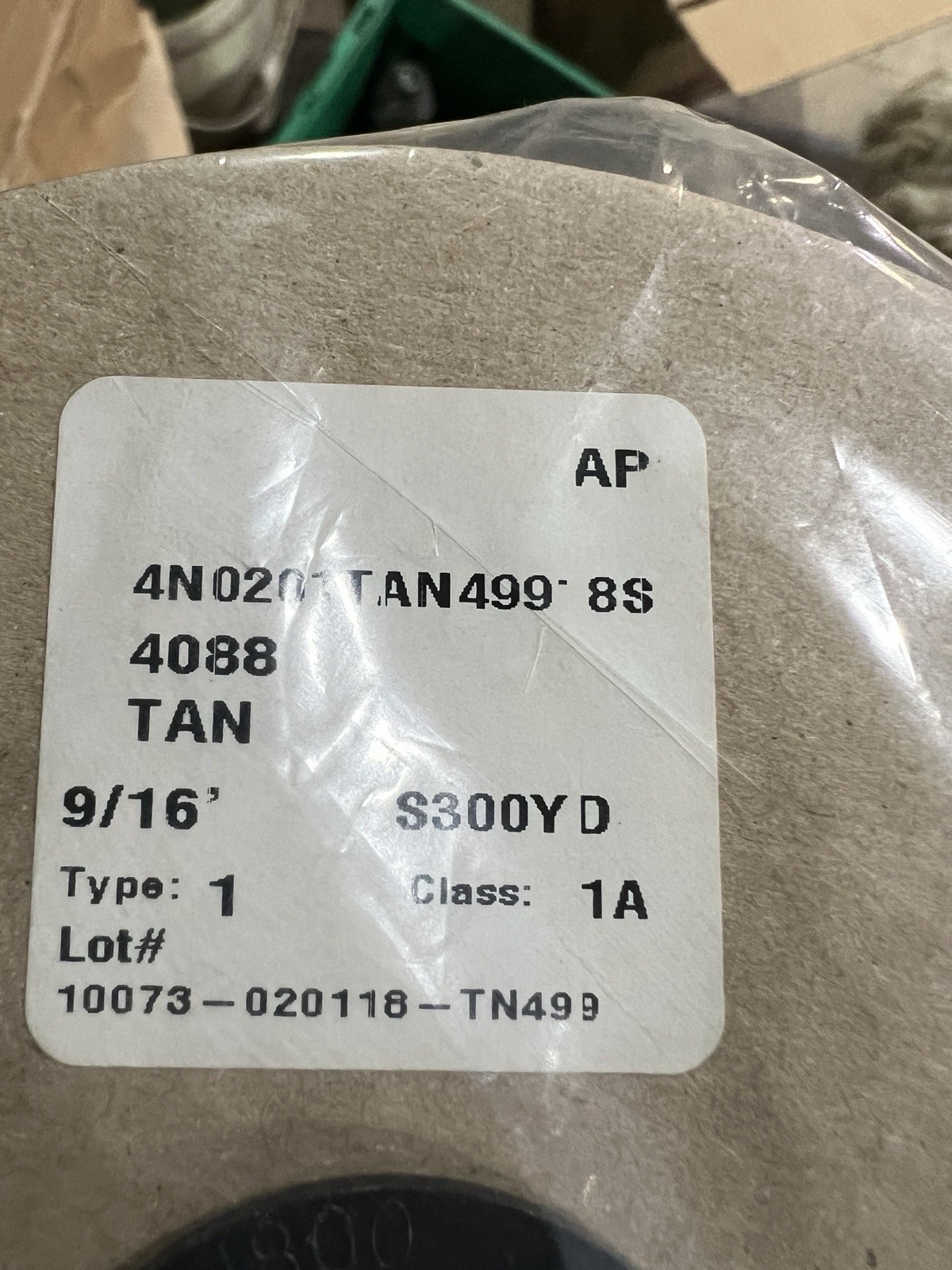 9/16” MilSpec Military Webbing 8s MIL-W-4088 Tan 499 PER YARD