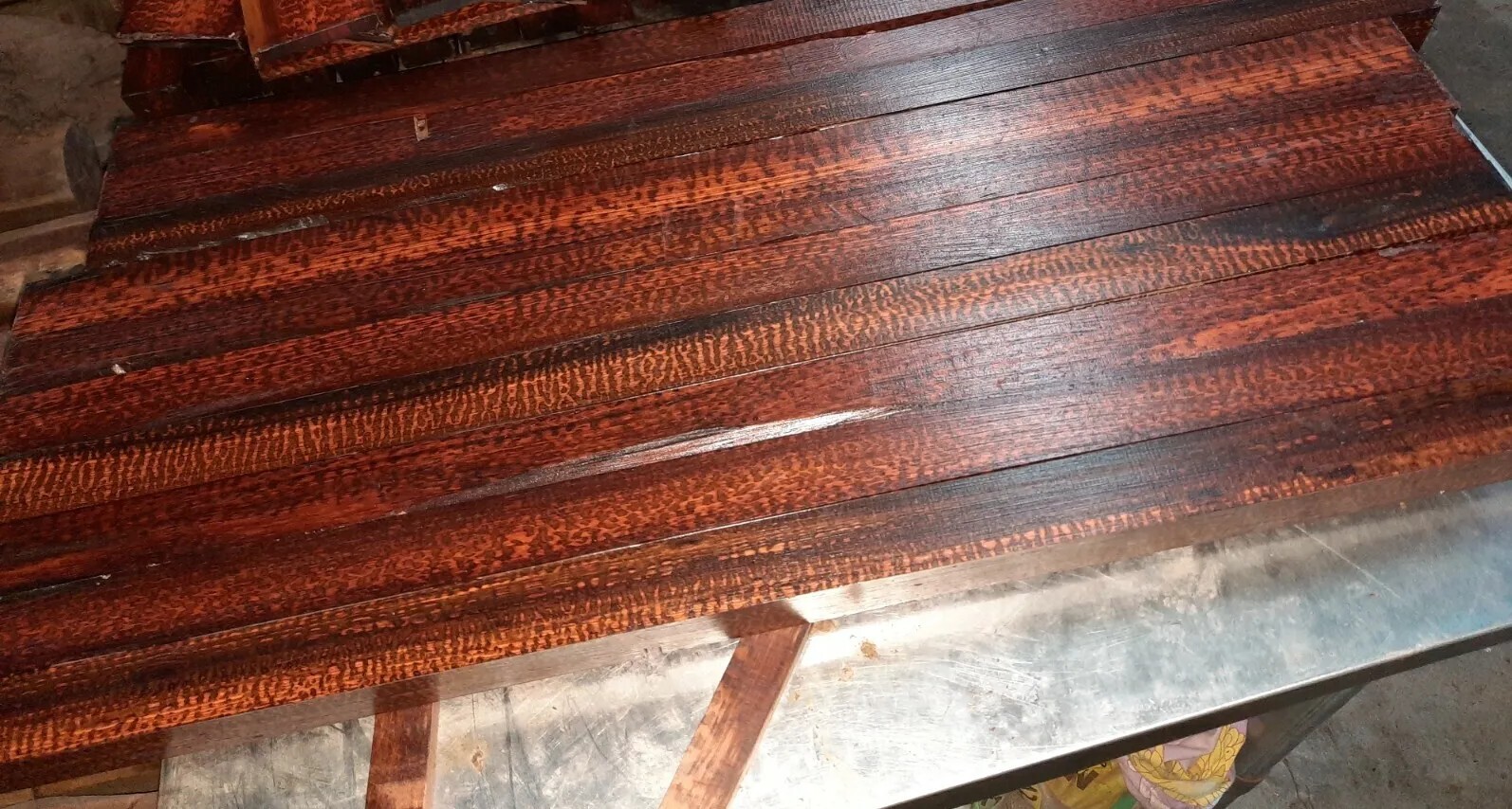 1 pcs 1" x 1" x 31.5" Snakewood Turning