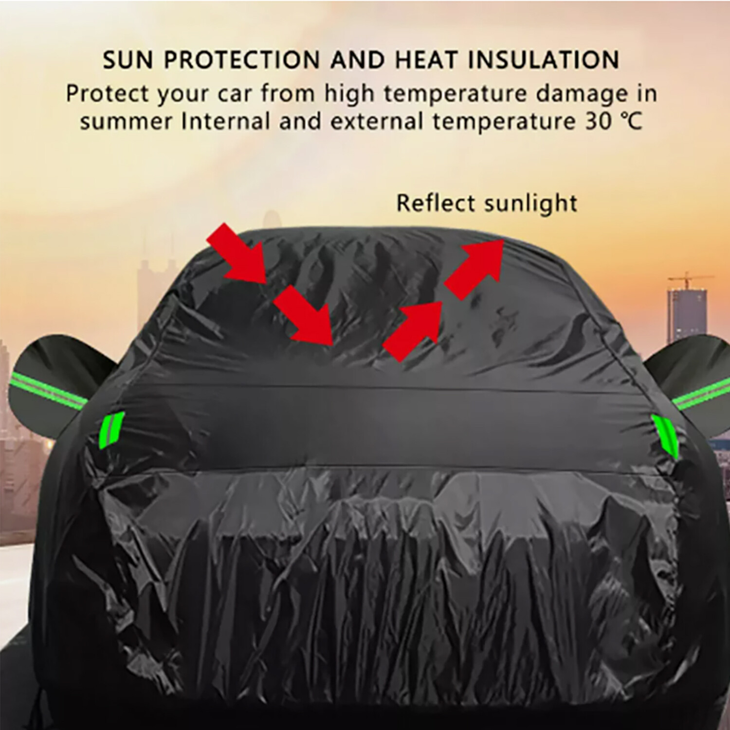 For Ford Mustang Full Car Cover Outdoor Waterproof Sun UV All Weather Protection