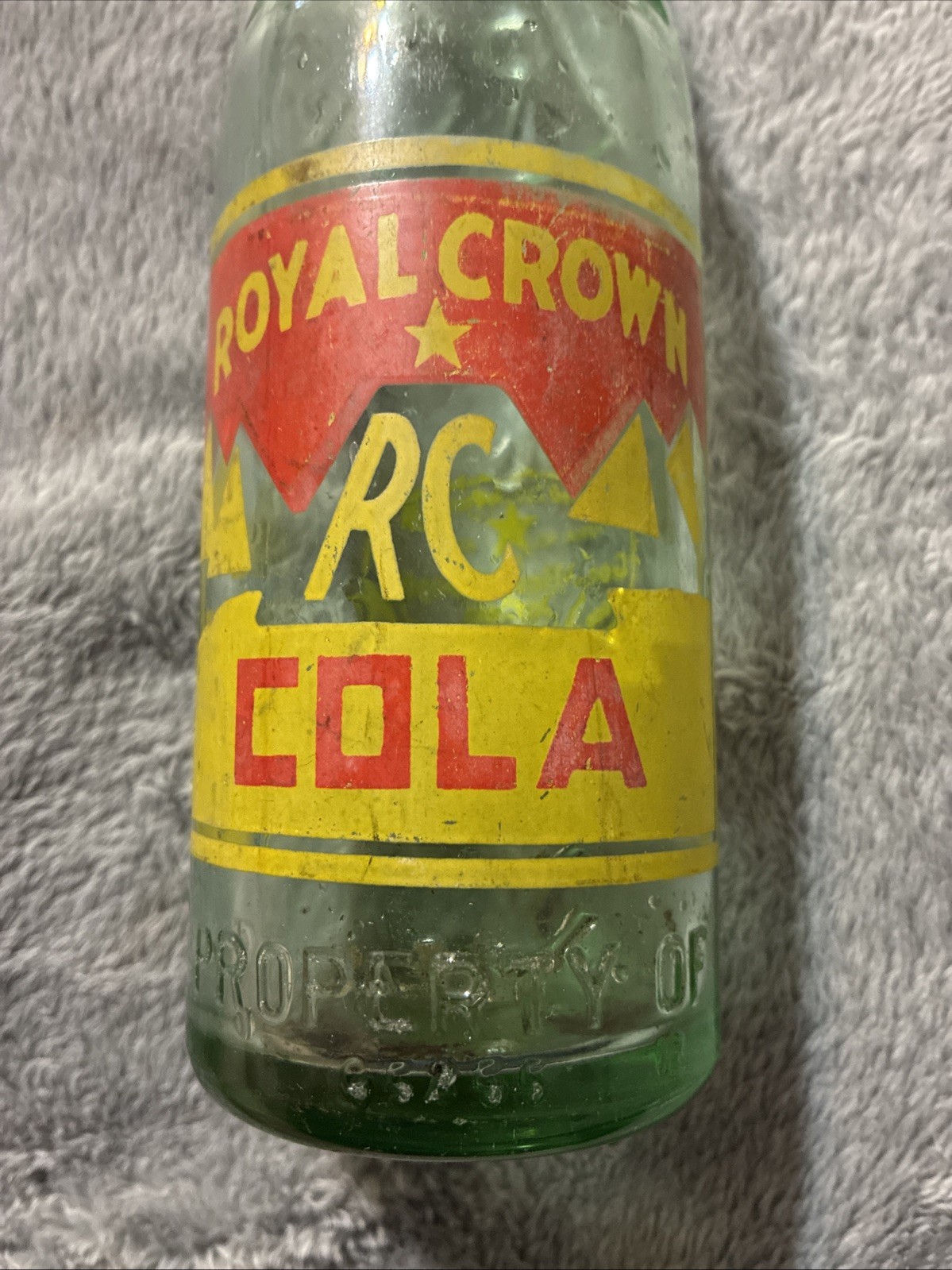 Vintage Royal Crown RC Cola Acl & Embossed 12oz Soda Bottle Good Housekeeping
