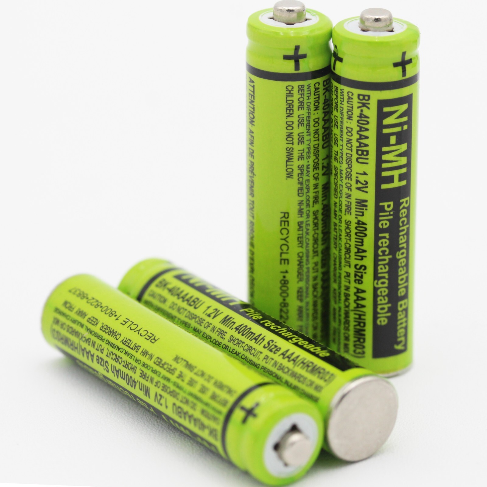 4-Pack Replacement BK-40AAABU Battery for Panasonic Cordless Phone BK40AAABU