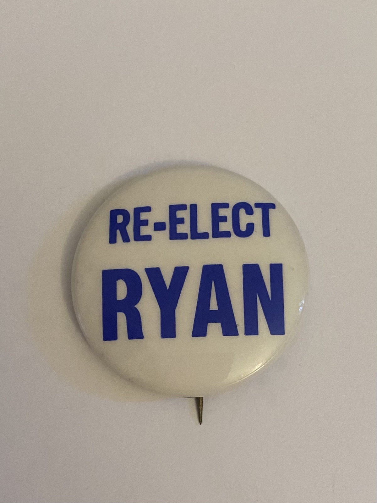 Re-Elect Ryan Pin Back Button P160