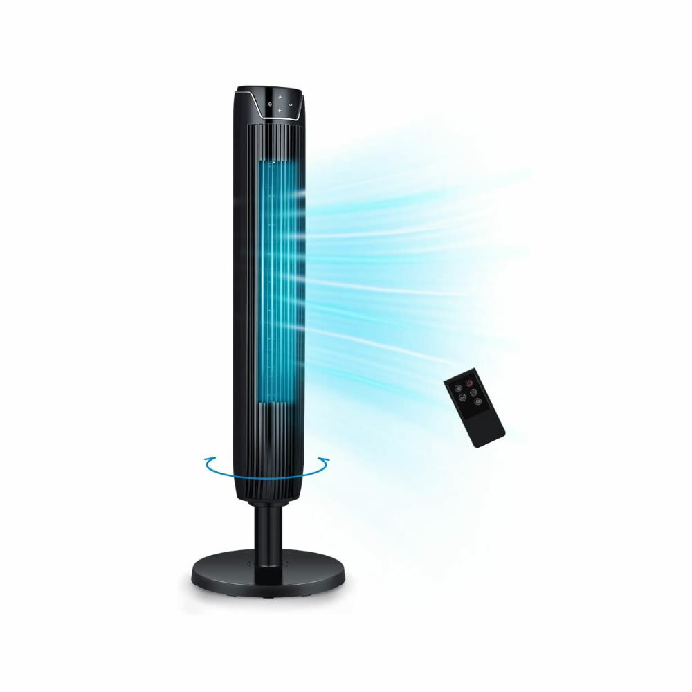 36"/42" Oscillating Tower Fan 3 Speed Remote Control Timer Senville SENTF-19JRA