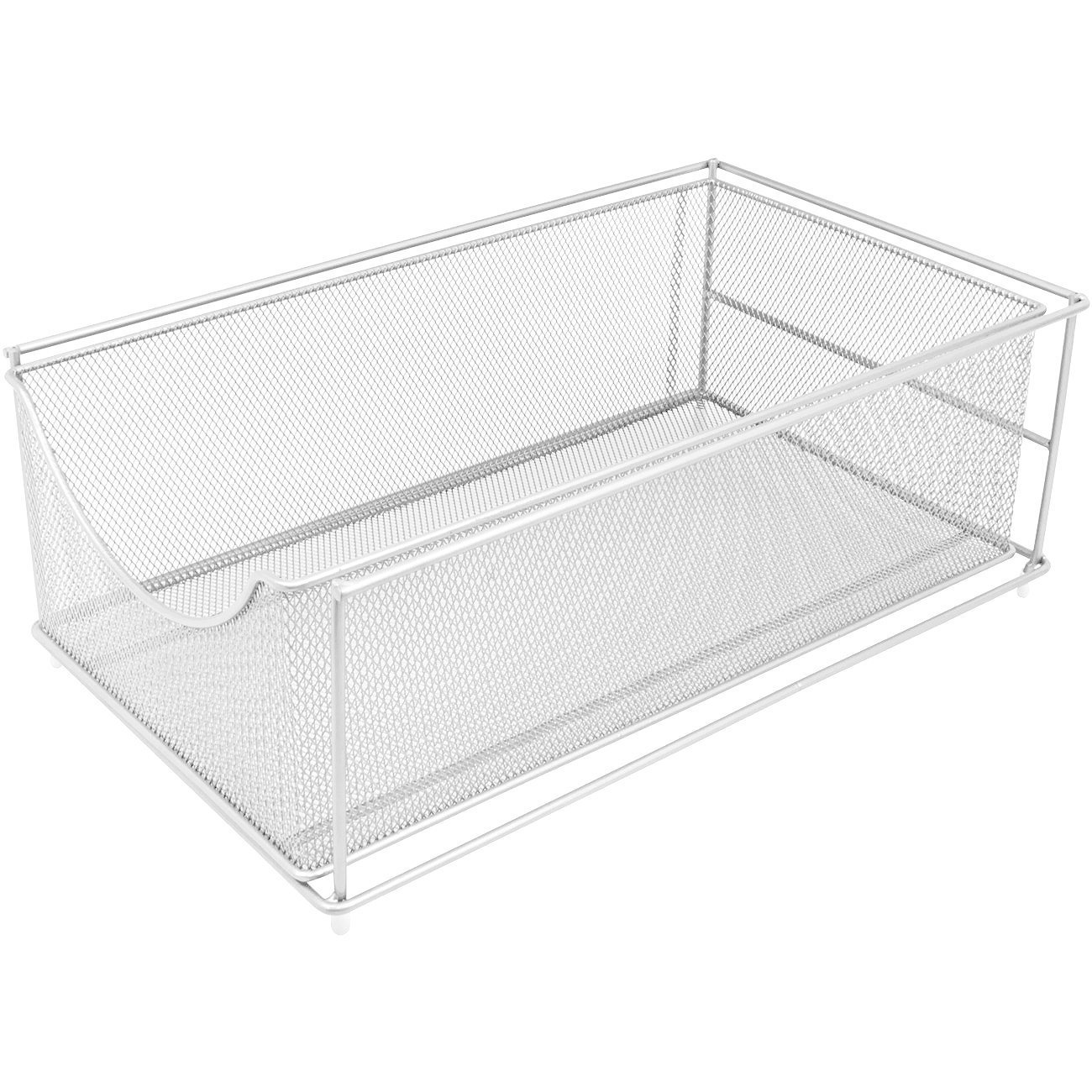 Sorbus Cabinet Organizer Set —Mesh Storage Organizer with Pull Out Drawers—Ideal