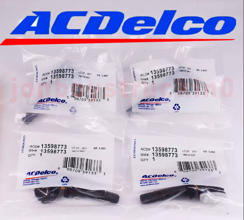 4Pcs Genuine Tire Pressure Sensor OEM 13598773 TPMS 433MHz For GMC Buick Chevy