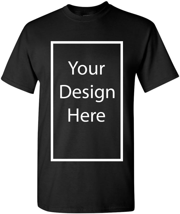 Custom T-Shirt Upload Your Photo Text Logo Personalized Short Sleeve Tee Gift