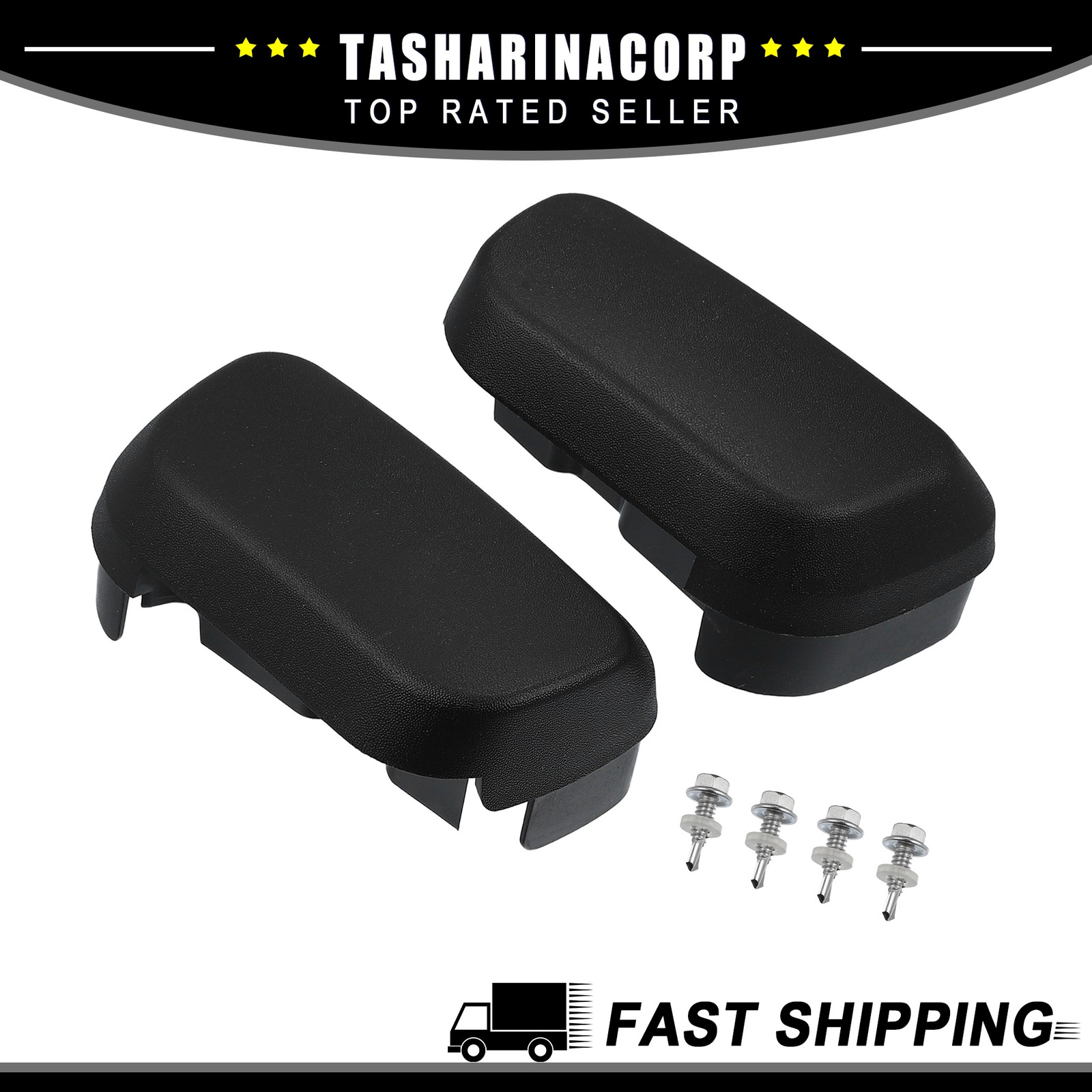 Piece of 2 Running Board End Cap 68193113AA fit for Ram 1500 2013-2022