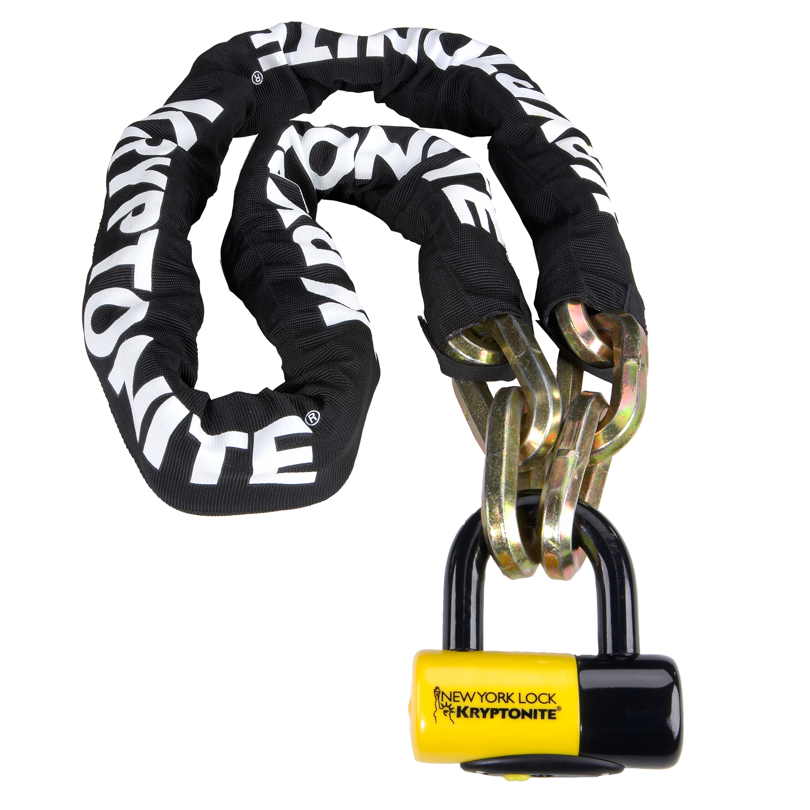 Kryptonite New York Fahgettaboudit Chain with Disc Lock 1415 5' 150cm x 14mm
