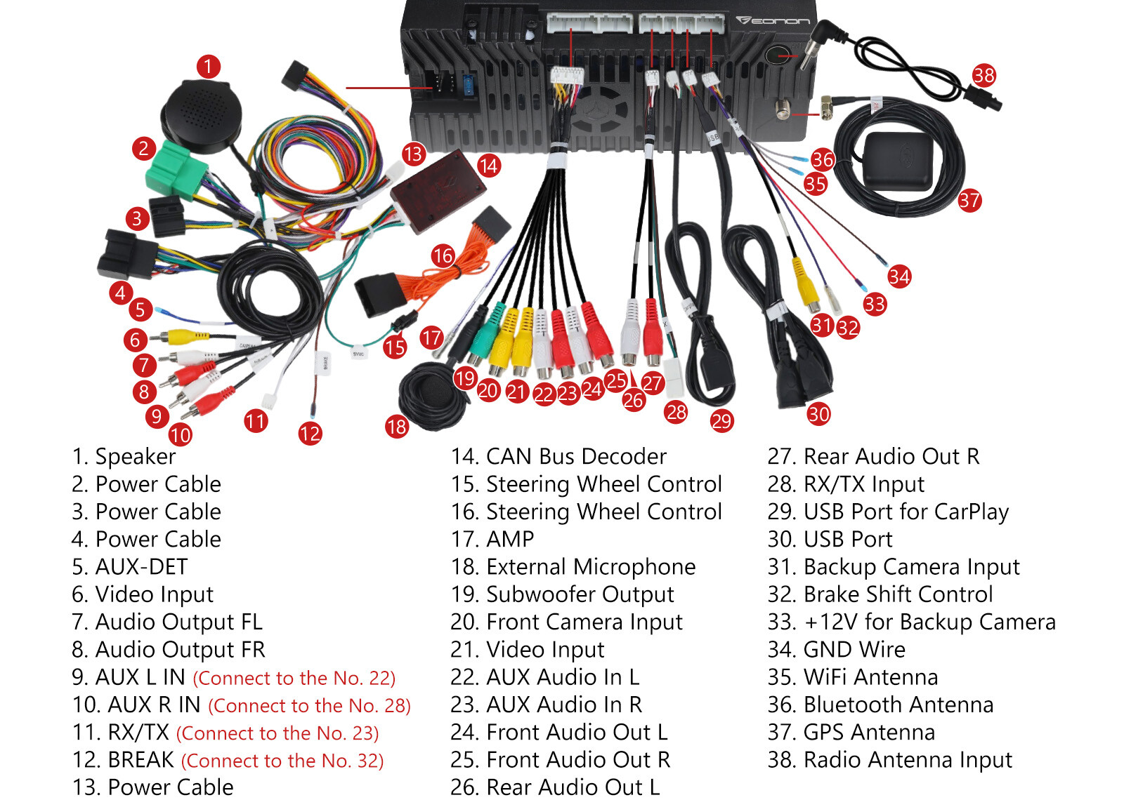 Android 13 10.1" Car Stereo GPS CarPlay For Chevy Silverado GMC Sierra 2014-2018