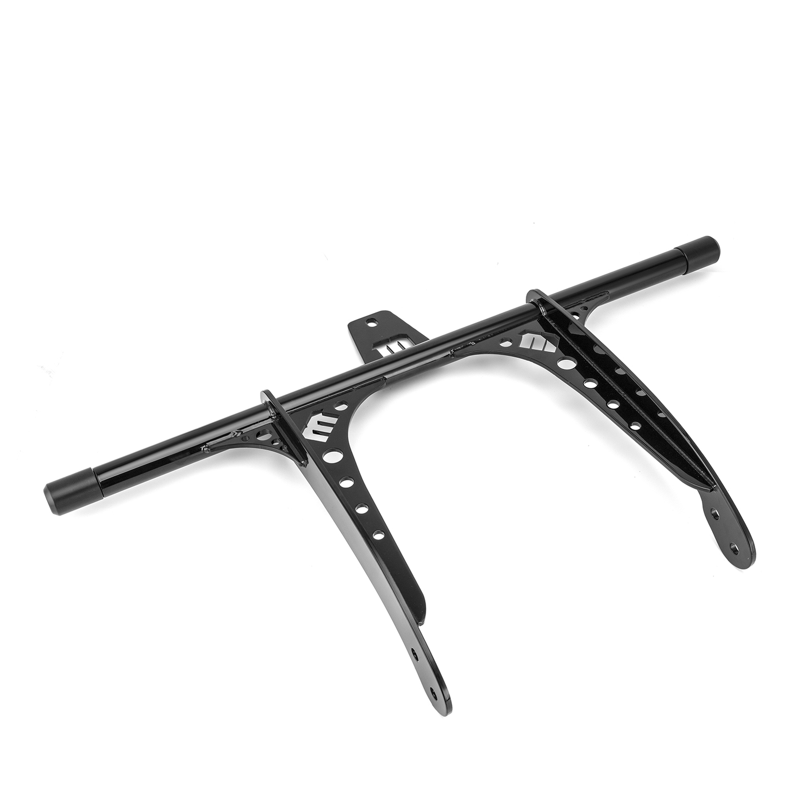 Front Engine Guard Crash Bar For Harley Dyna Street Bob FXDB w/Forward Controls