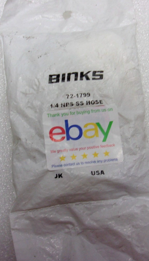 BINKS 72-1799 Binks Type E Stainless Steel Hose Swivel, 1/4" , New