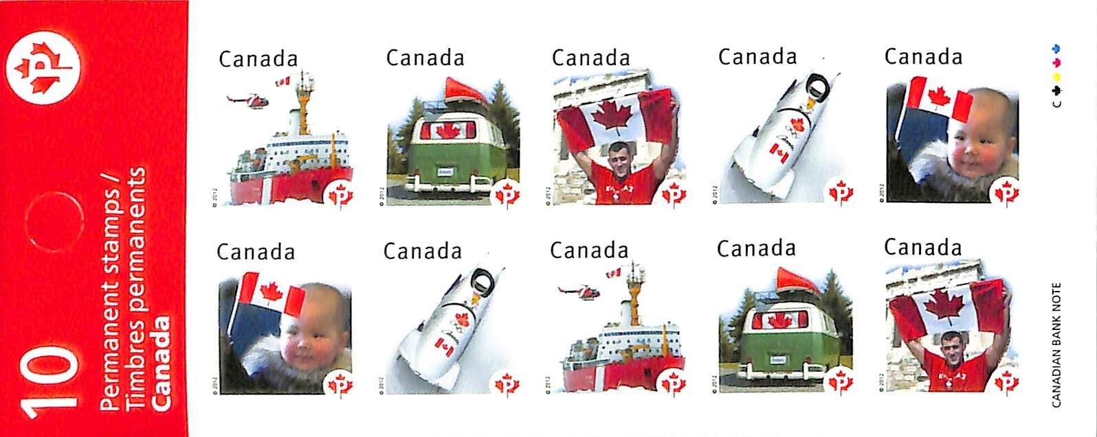 Canada - Booklet BK474 - Scott 2499-2503 - Canadian Pride - 2012