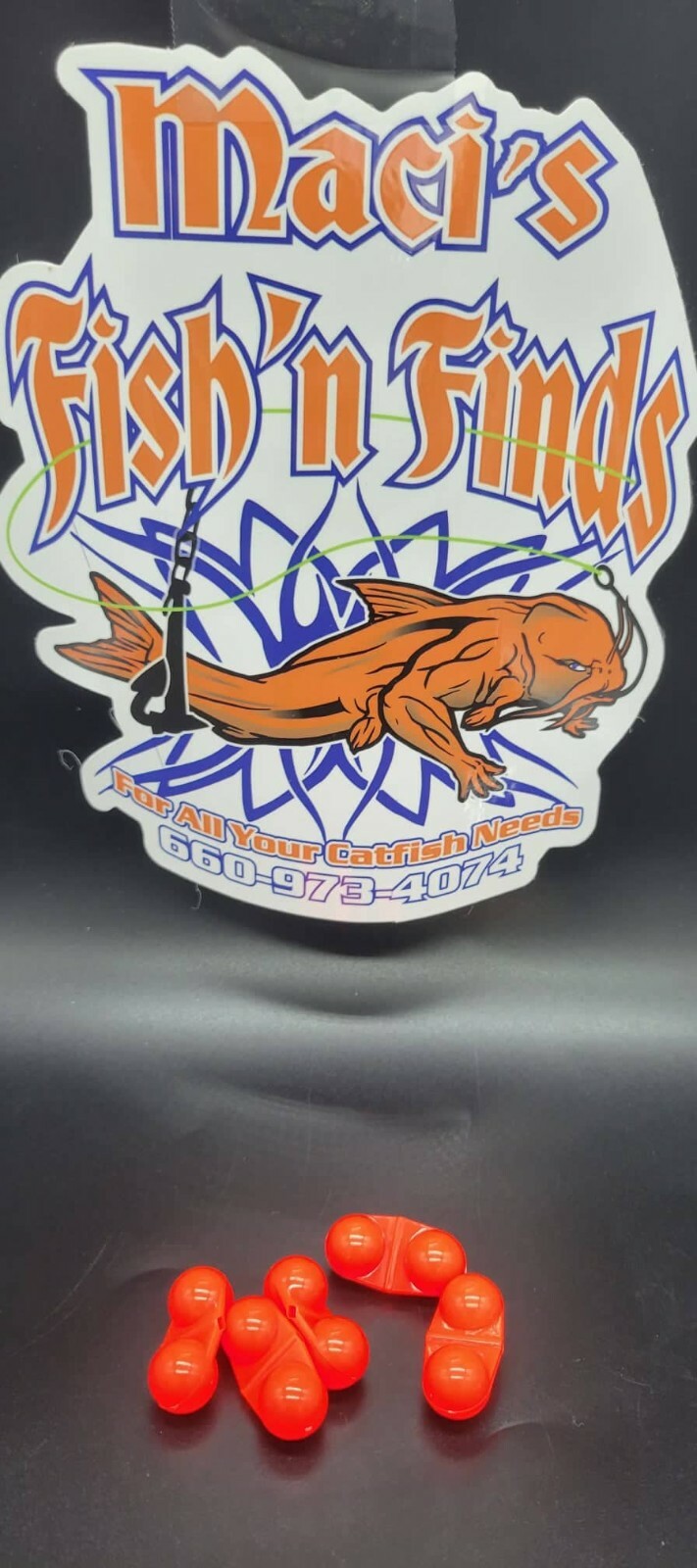 Inline Catfish Rattles Cod Halibut Flatties Bead Rattles Fish Attractant 25 -100