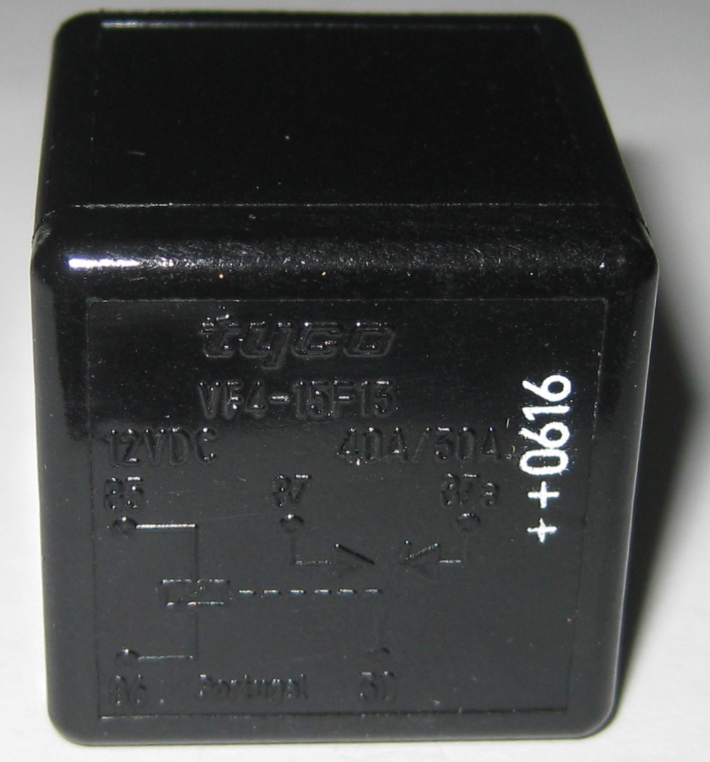 Tyco VF4 Automotive Relay - 40A N.O. / 30A N.C. - 14 VDC SPST Contacts - 12 V DC
