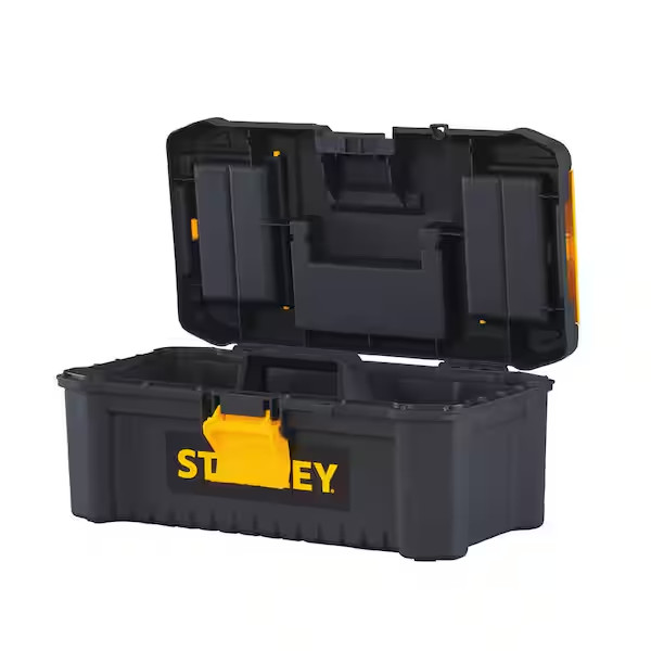 Tool Box 12-1/2 In. Lid Organizer Portable Storage Container Tray Plastic Small