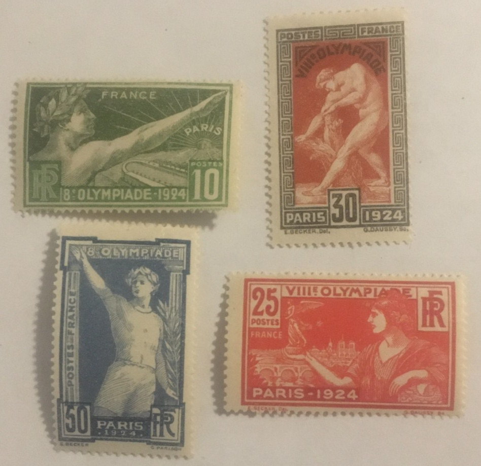 France Stamps , 1924 Olympics , MH Set ,1326