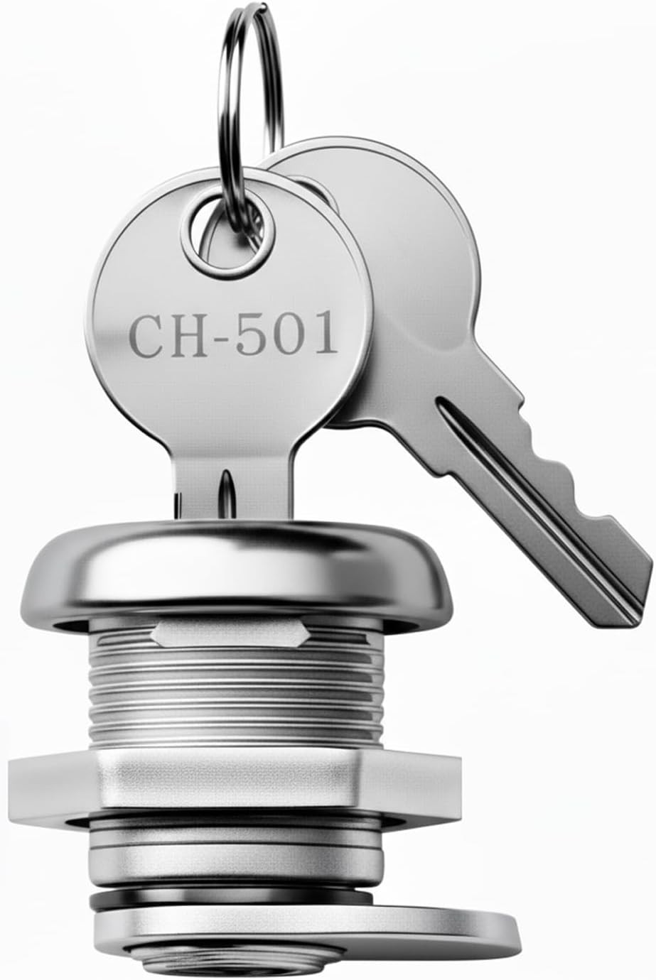 Truck Tool Box Lock Replacement – 5/8" Cylinder 1 Pack - (CH501), Silver