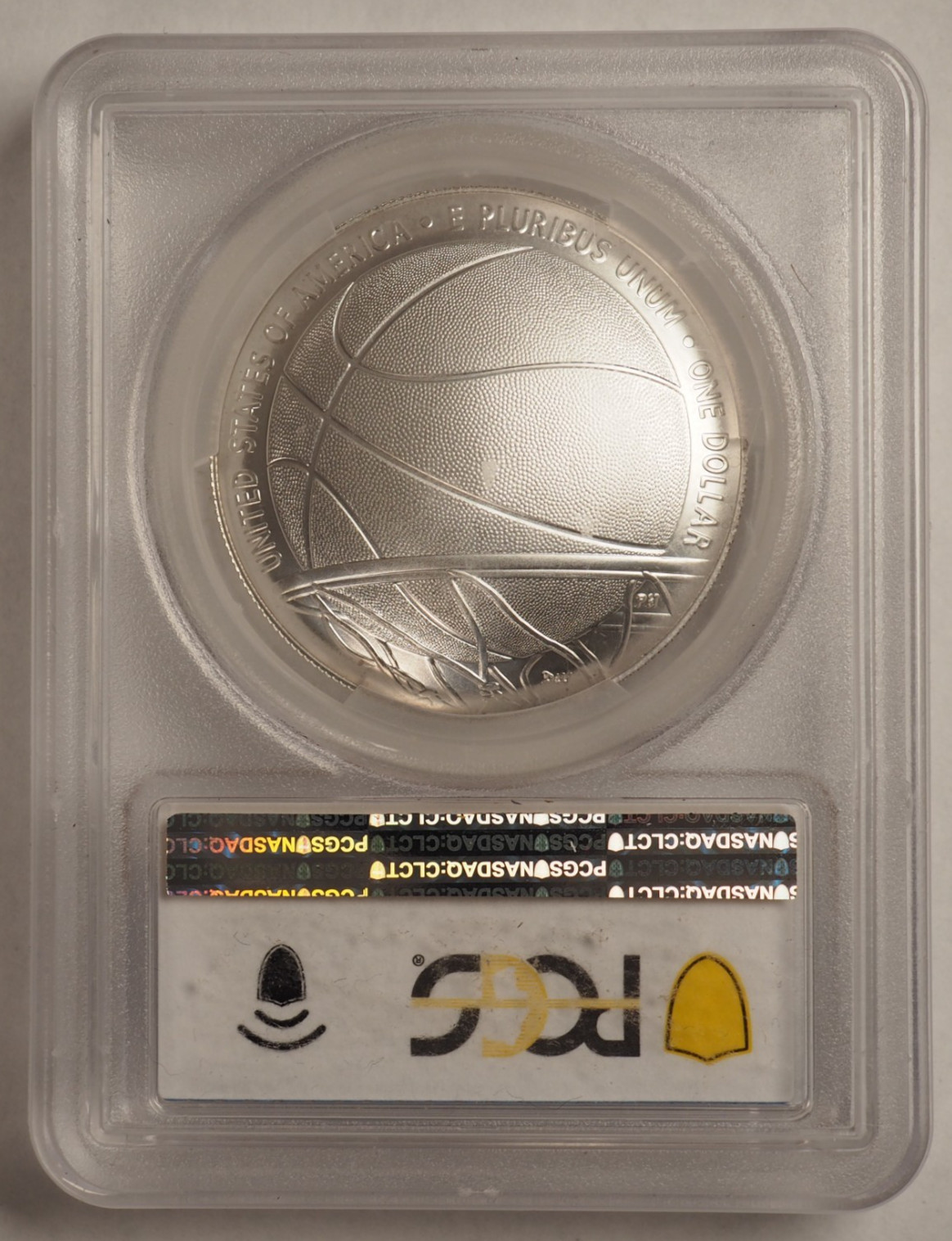 2020-P PCGS MS70 Basketball Hall Of Fame Silver Modern Commemorative Dollar