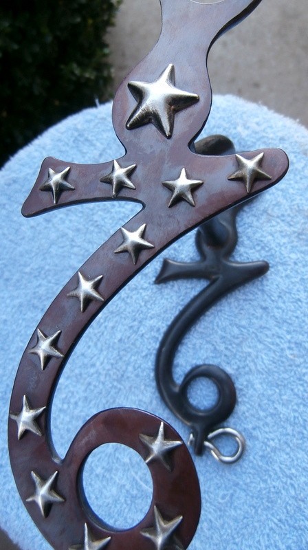 Gary Avila Seven Cheek Silver Stars Centennial Iron Horse Bit