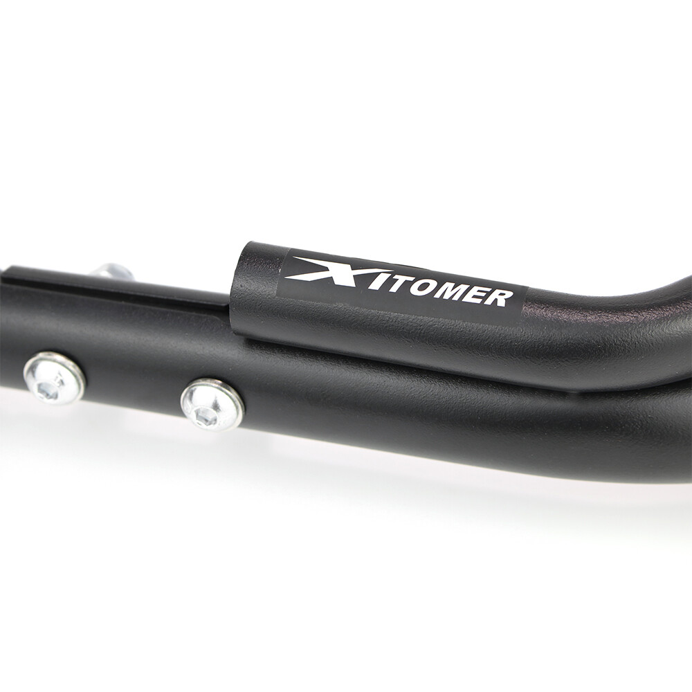 Steel Motorcycle Rear Wheel Mobile Lift Frame Bracket Stand Universal Black