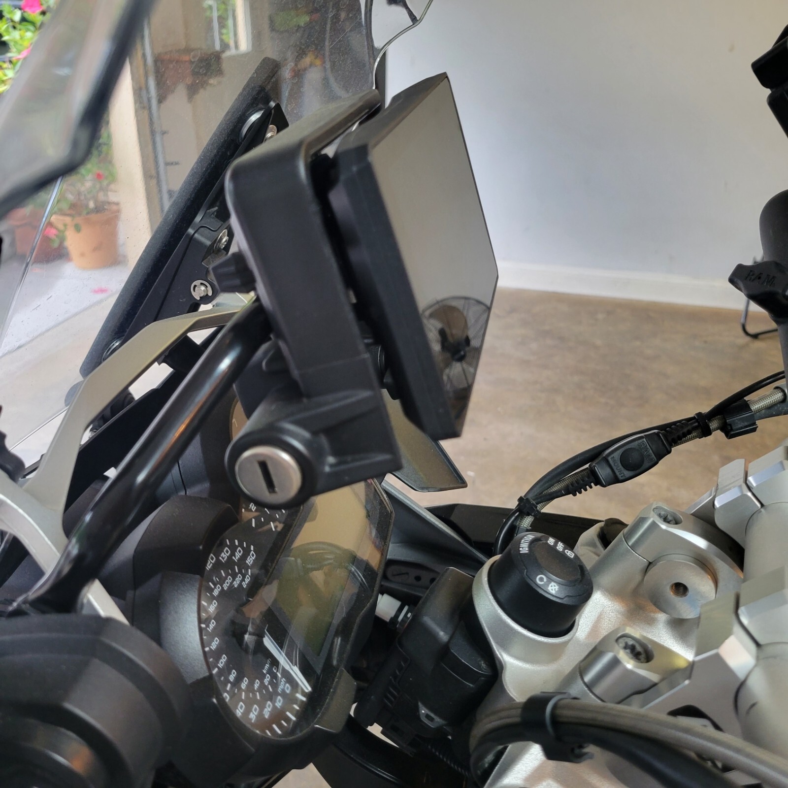 Garmin Zumo XT or XT2 Adapter for BMW NAV locking GPS Mount--- MADE in the USA--