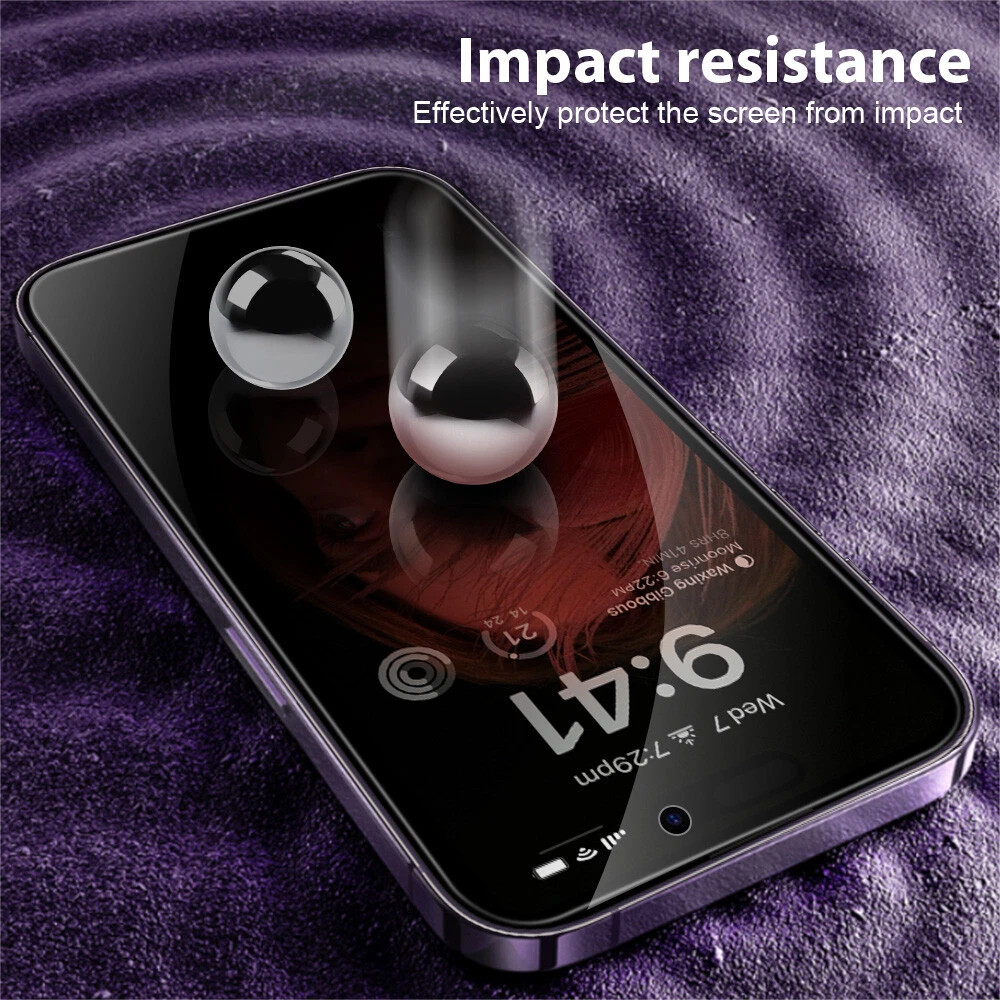 Privacy Screen Protector For iPhone 13 14 15 16 17 Pro Max Air Edge Full Cover