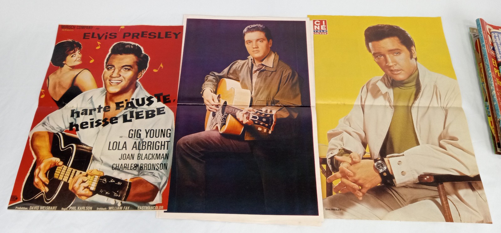 1977-1987 Elvis Presley French German Dutch vintage Magazines & Posters lot