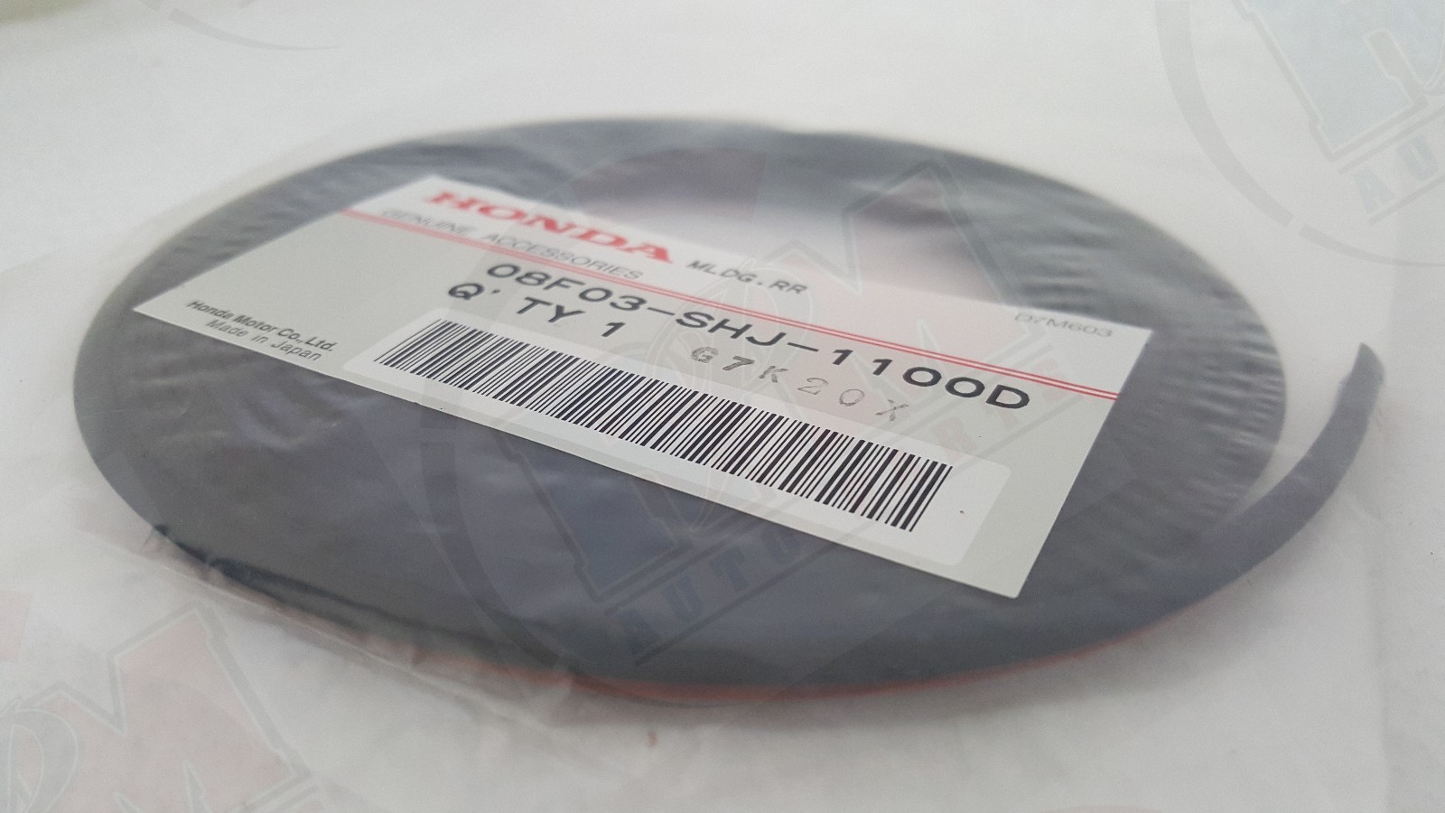 Front/Rear Lip Spoiler Rubber Molding Strip Trim Tape 08F03SHJ1100D for Honda