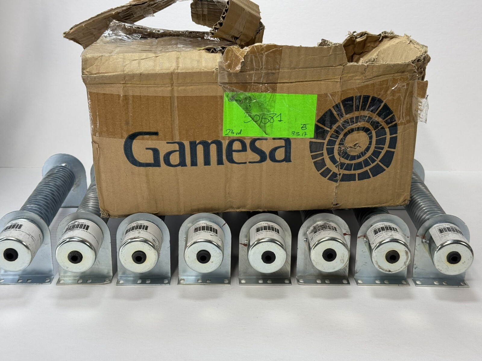 (8) SIEMENS DUMP LOAD HEATING RESISTOR GAMESA 50581 for G47 G52 G87 WIND TURBINE
