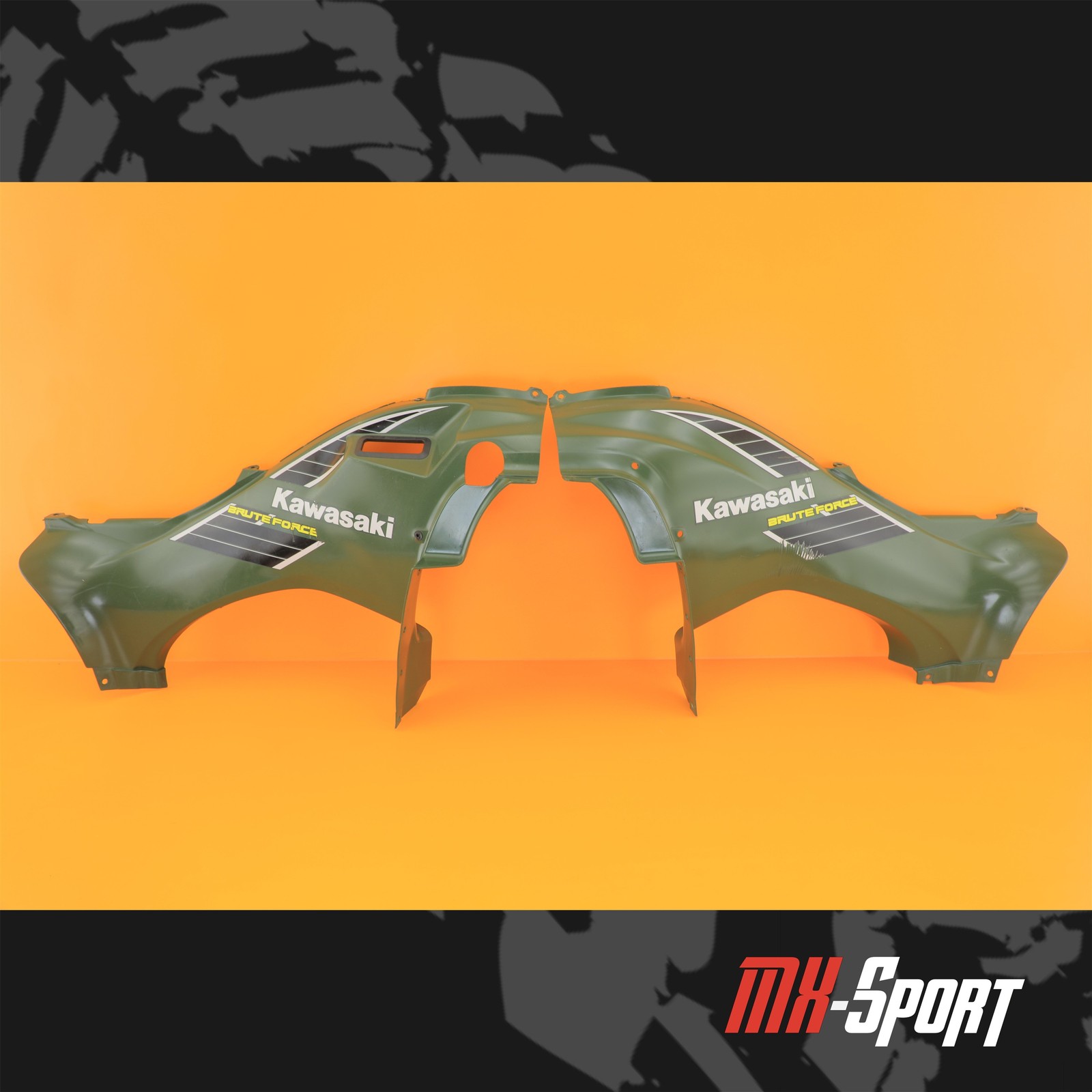 05-11 2005 Brute Force 750 OEM Side Plastics Fairing Plastic Covers Cover Set