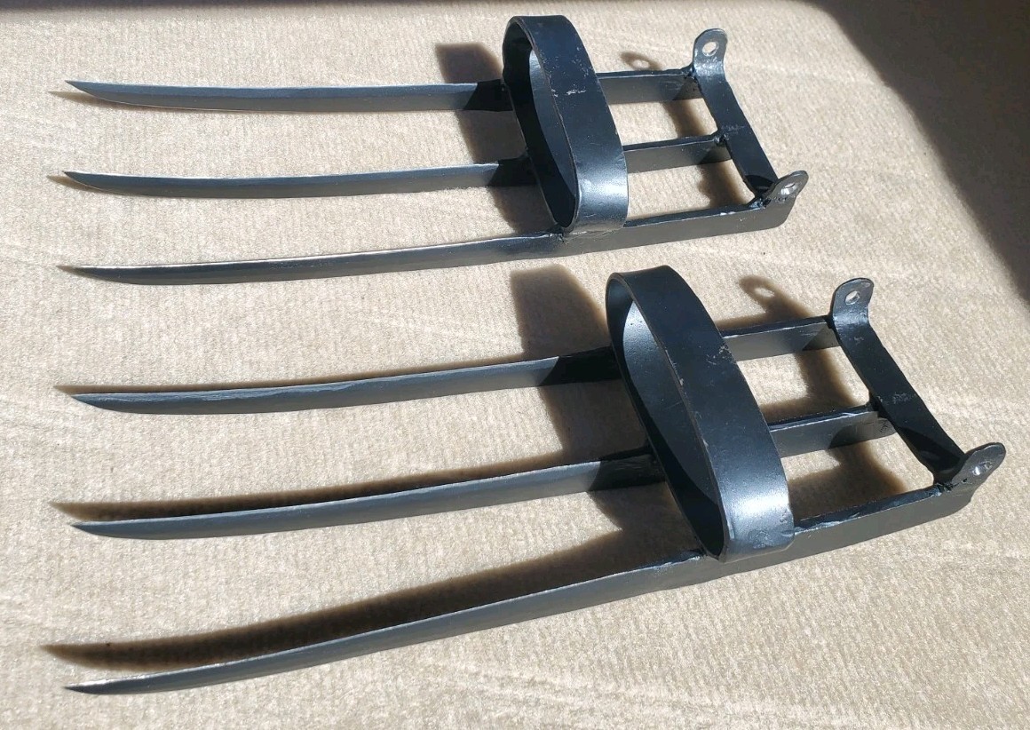 Handforged Ninja Martial Art Ghost Tengu 3 Blade Tekko Kagi Claws