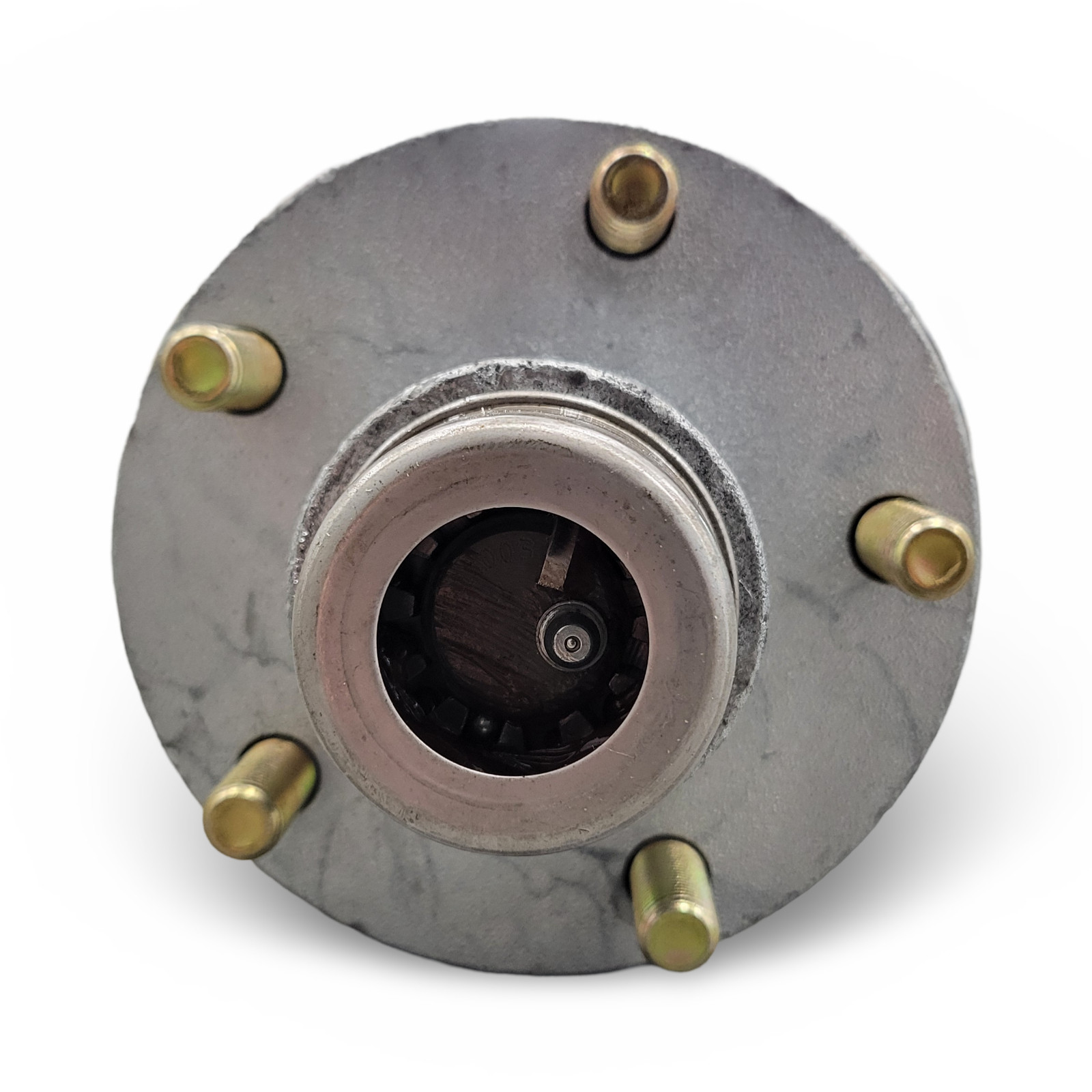 Knott 2500lb 69 in Hub Face Galvanized Square Boat Trailer Axle 5 Lug Idler Hubs