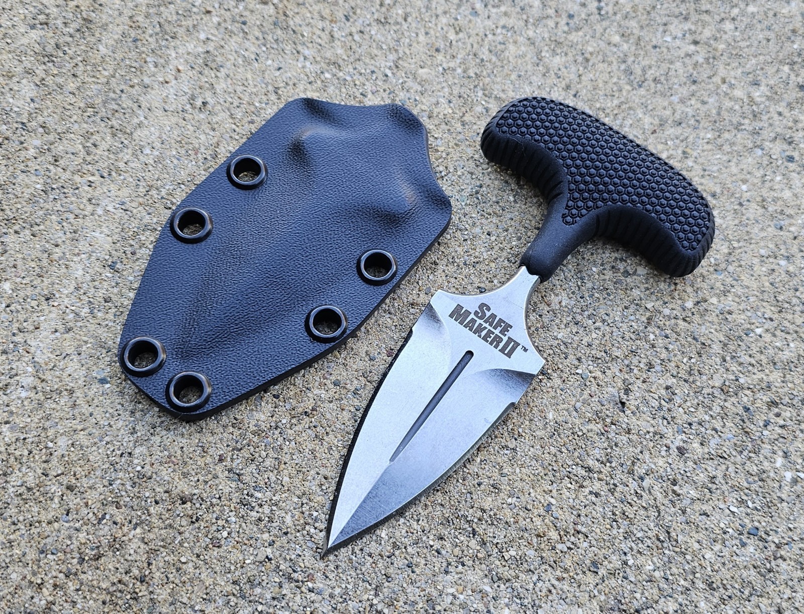 Cold Steel "SAFE MAKER 2" Kydex Sheath Only in Pancake Style (BK)