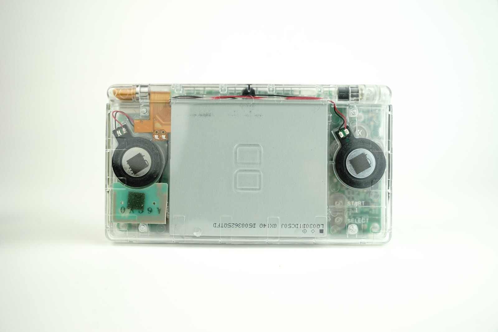 Nintendo DS Lite Console with Charger Handheld Clear Brand New Shell NDSL