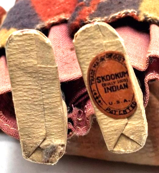 Skookum Bully Good Indian Native American Dolls ~ Lot of 4 Mom baby, 3 children