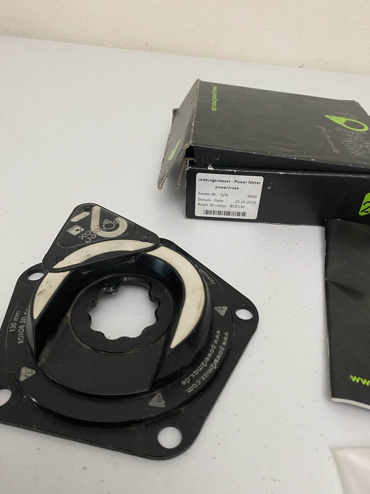 Power2Max Power Meter Rotor 3D Comp Used Untested